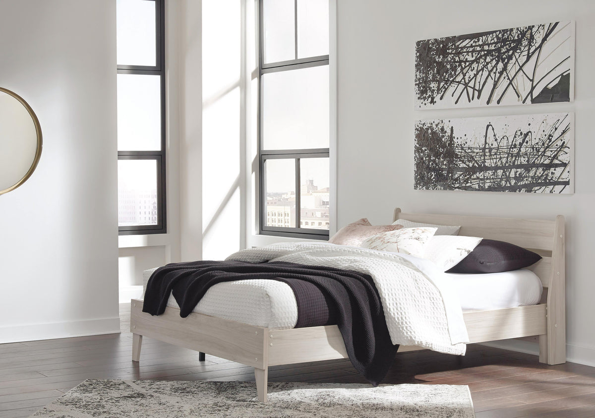 Colby Queen Panel Platform Bed with Dresser and Nightstand