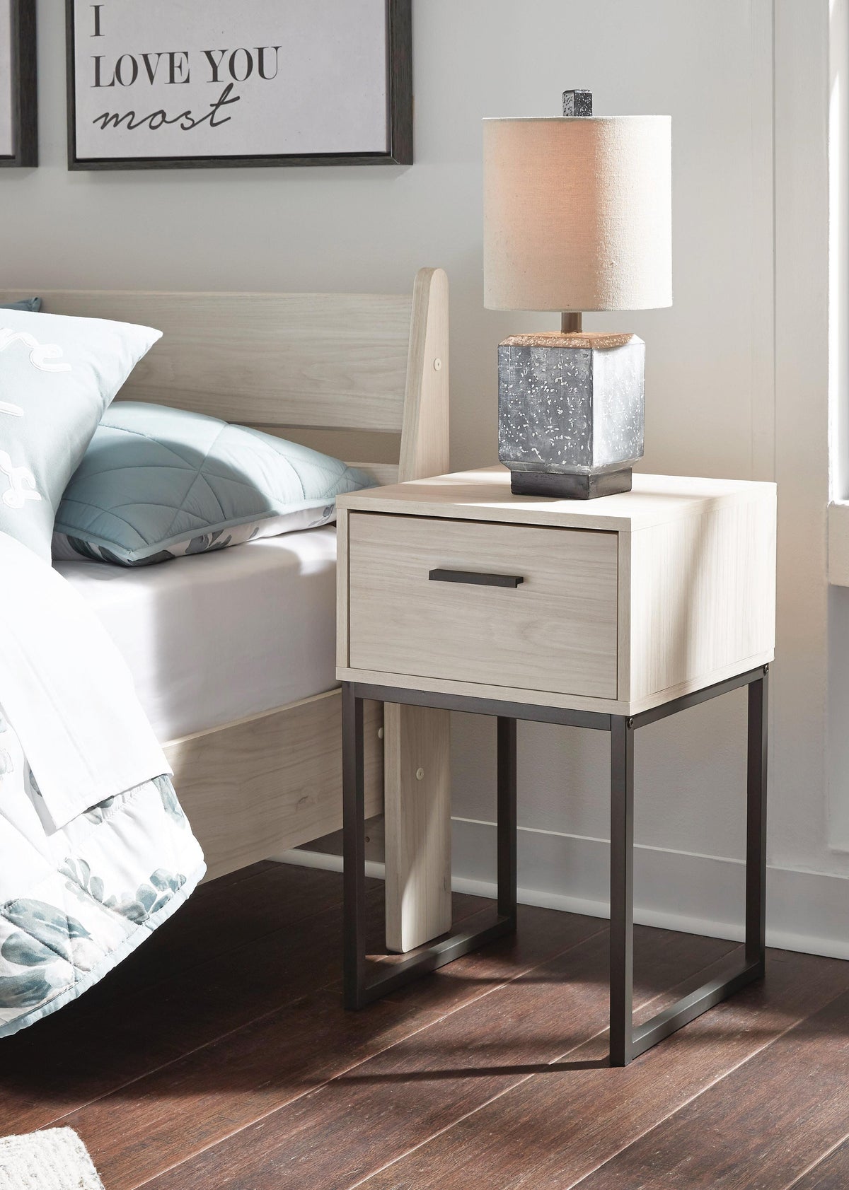 Colby Nightstand in Light Natural
