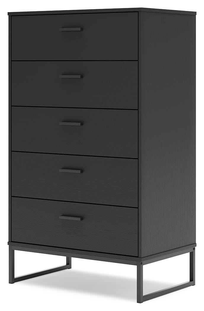 Colby Chest of Drawers in Black