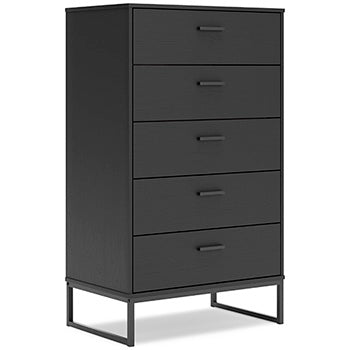 Colby Chest of Drawers in Black