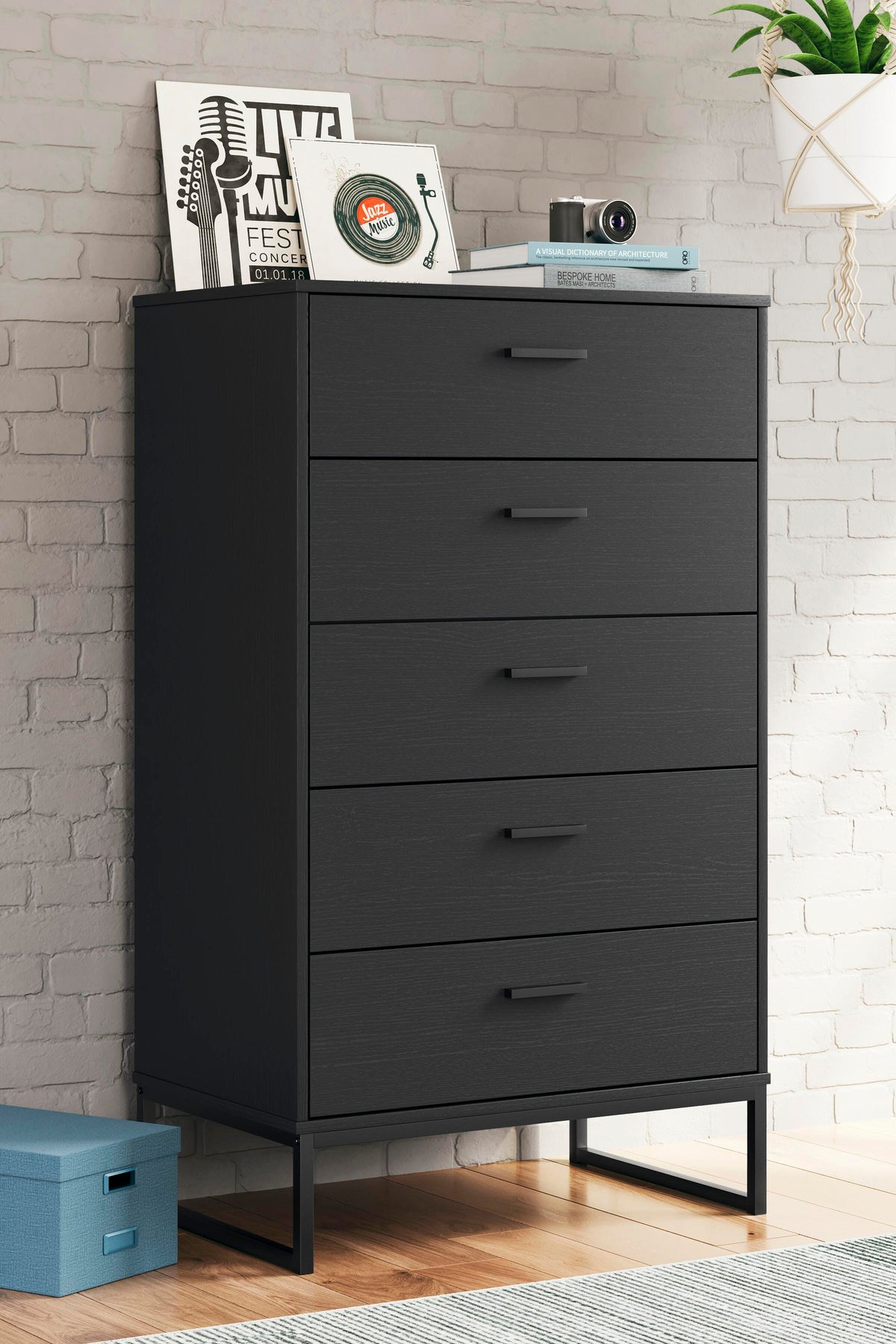 Colby Chest of Drawers in Black