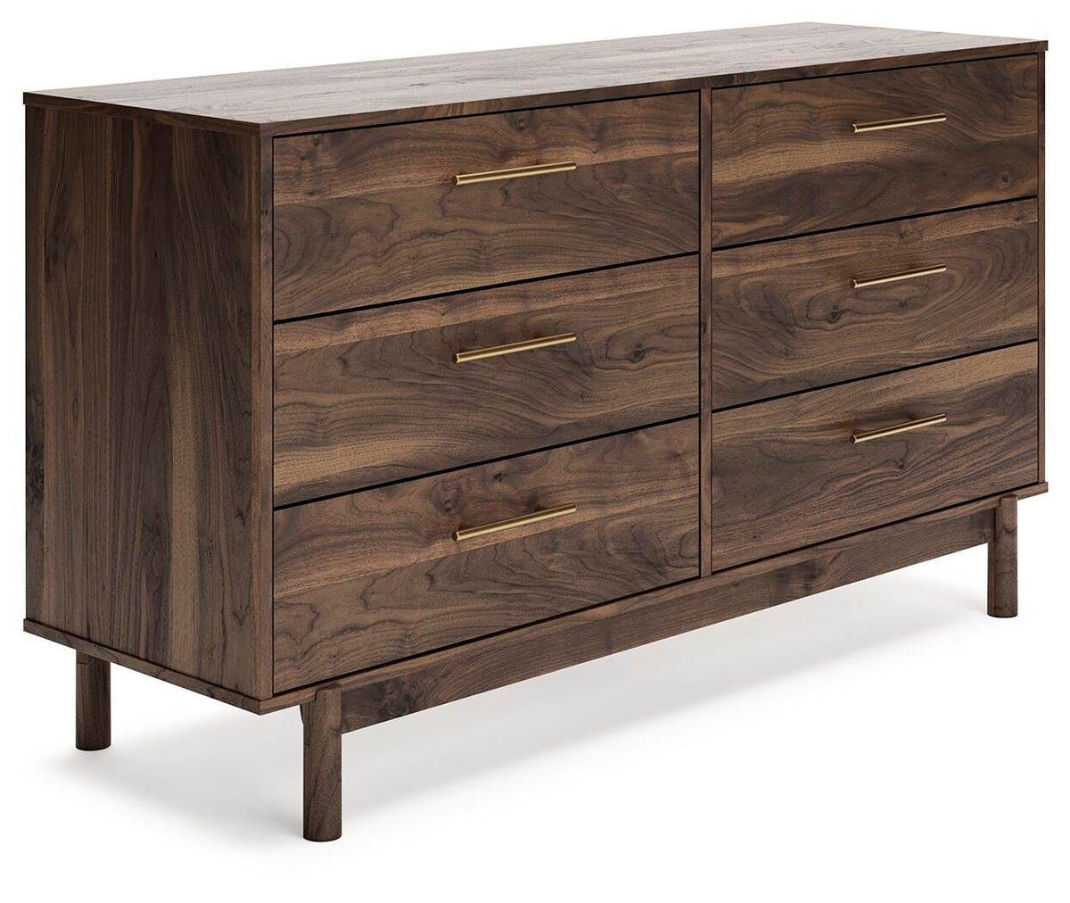 Kade Bay Queen Panel Platform Bed with Dresser and Nightstand