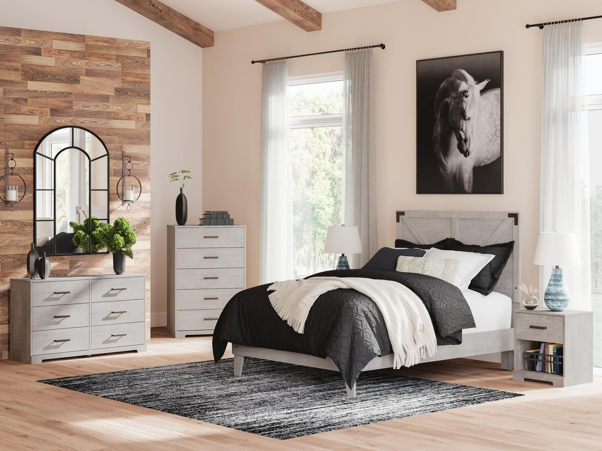 Cobden Nightstand in Gray