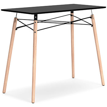 Kelvex Home Office Desk in Black/Natural