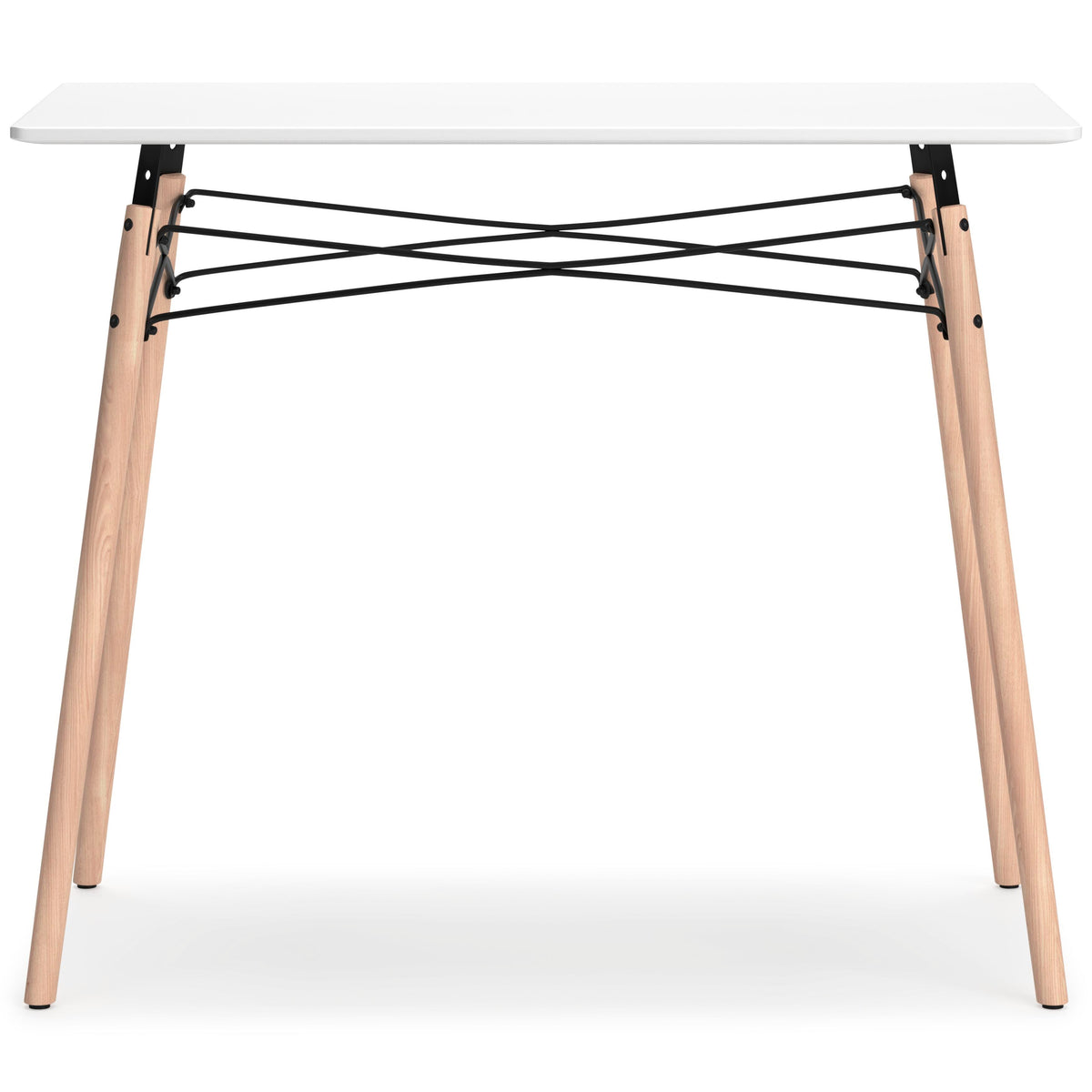 Kelvex Home Office Desk in White/Natural