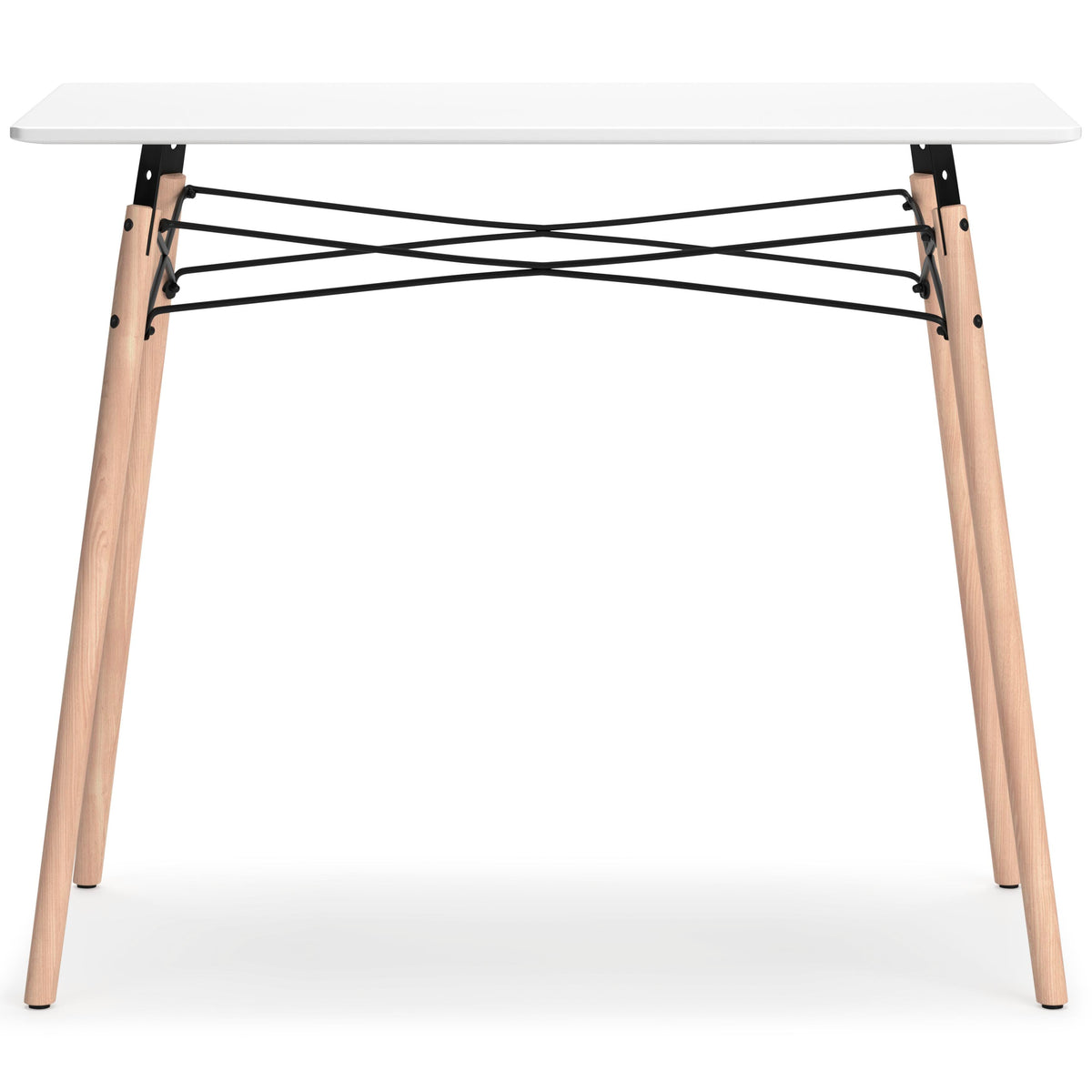 Kelvex Home Office Desk in White/Natural