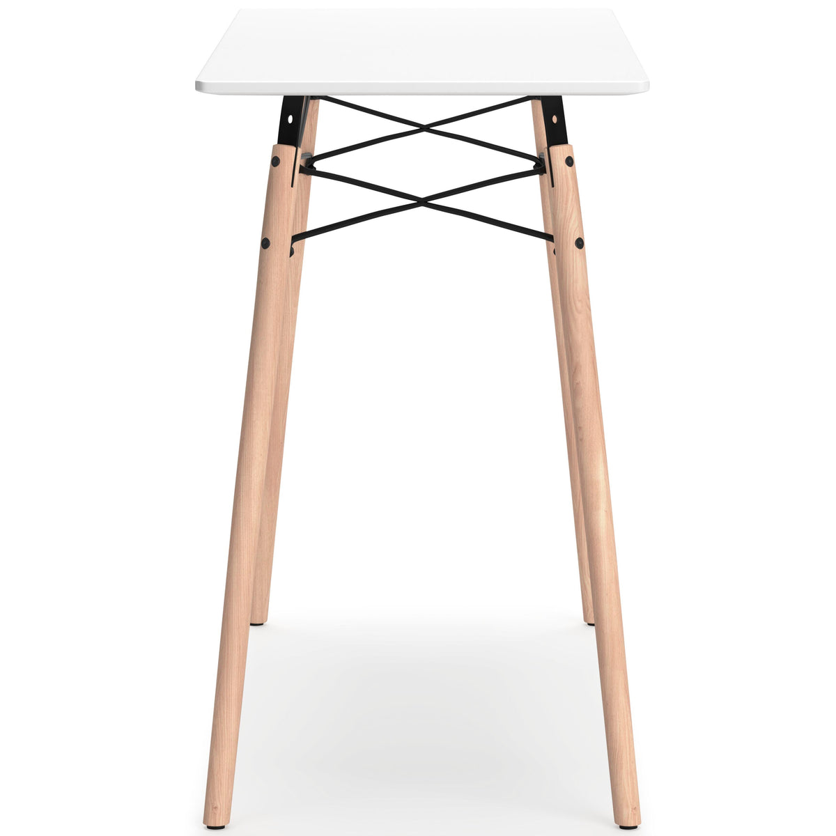 Kelvex Home Office Desk in White/Natural