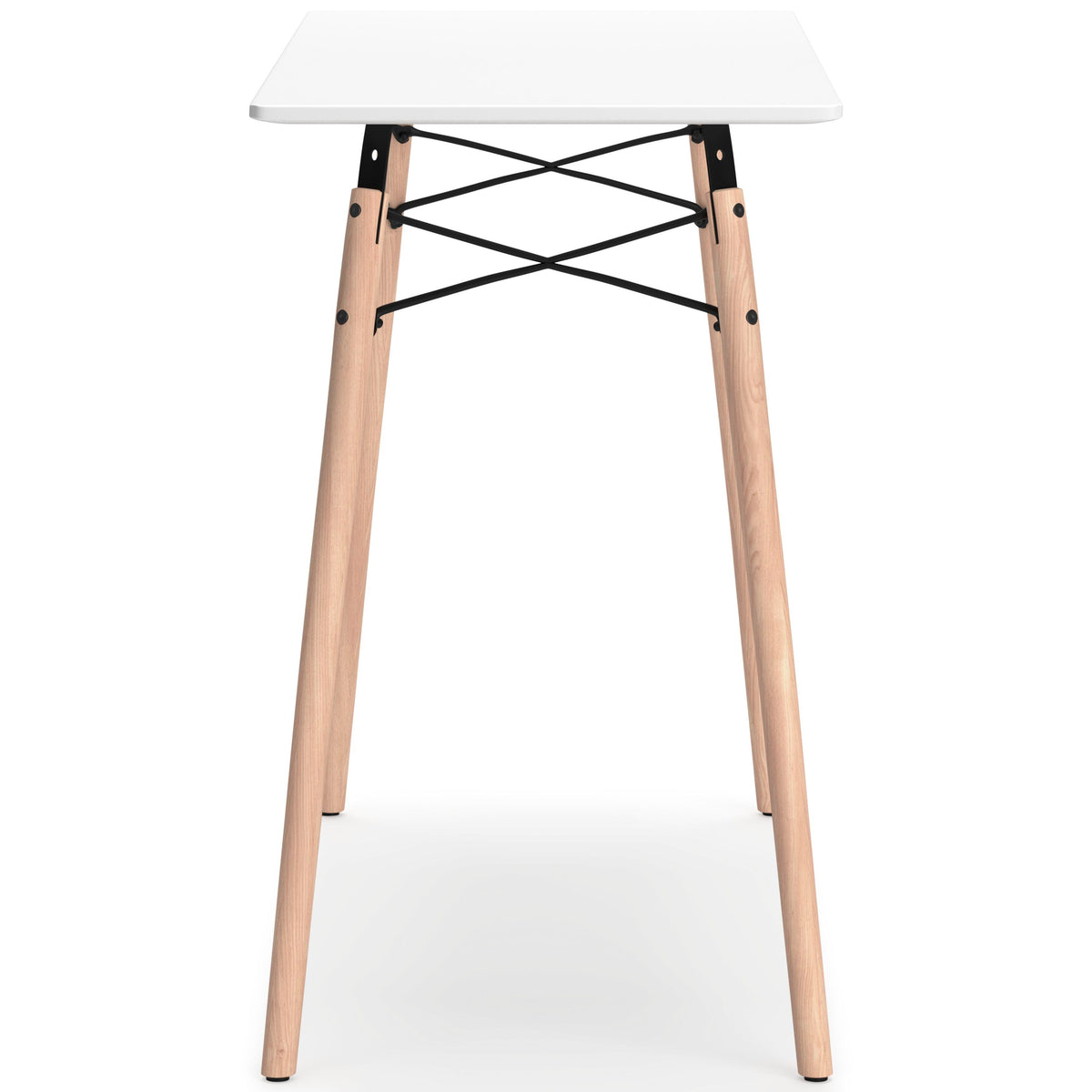 Kelvex Home Office Desk in White/Natural