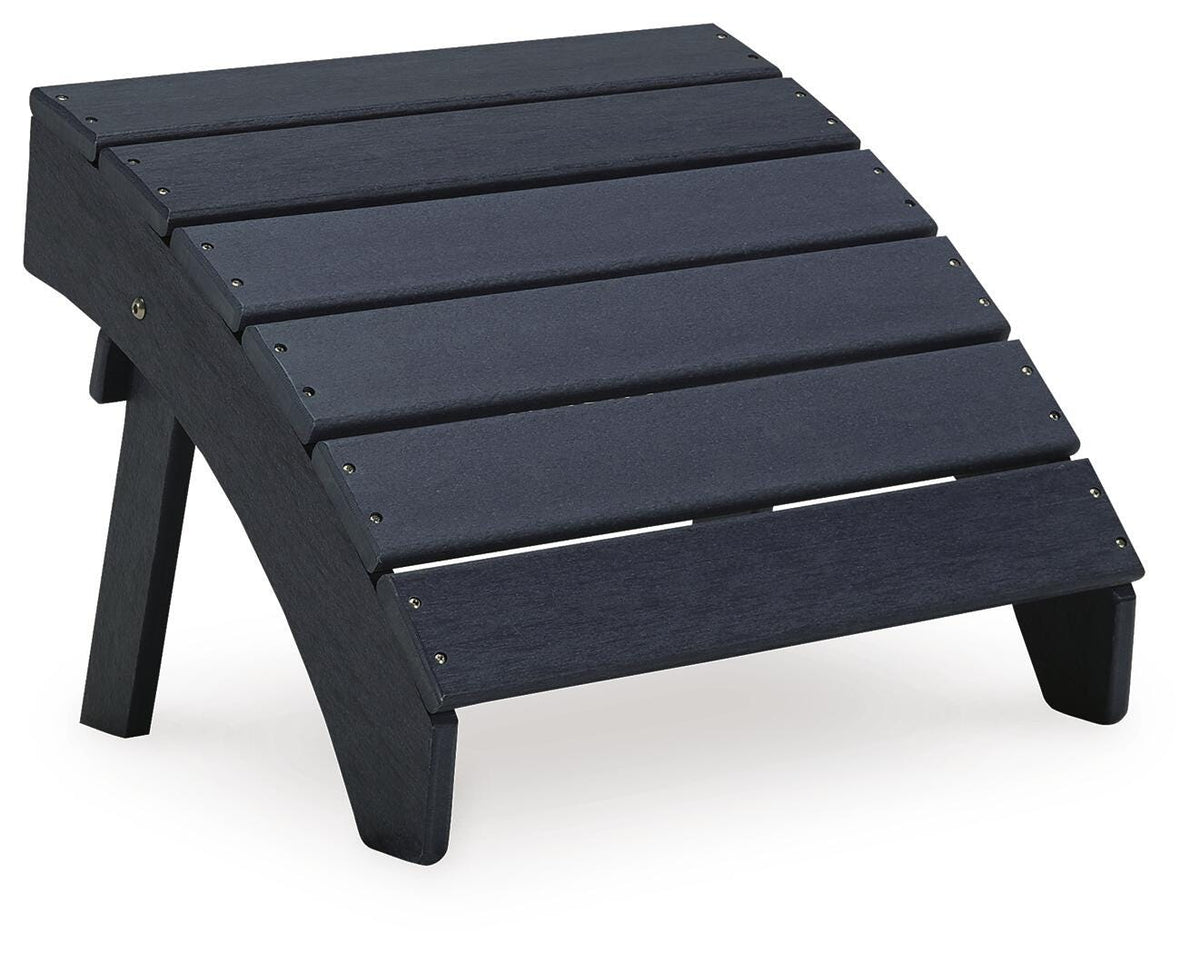 Byron Ottoman in Black