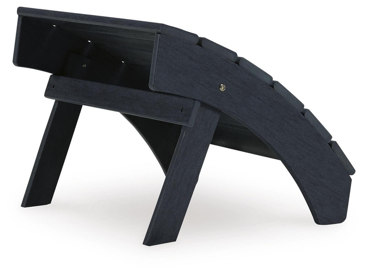 Byron Ottoman in Black