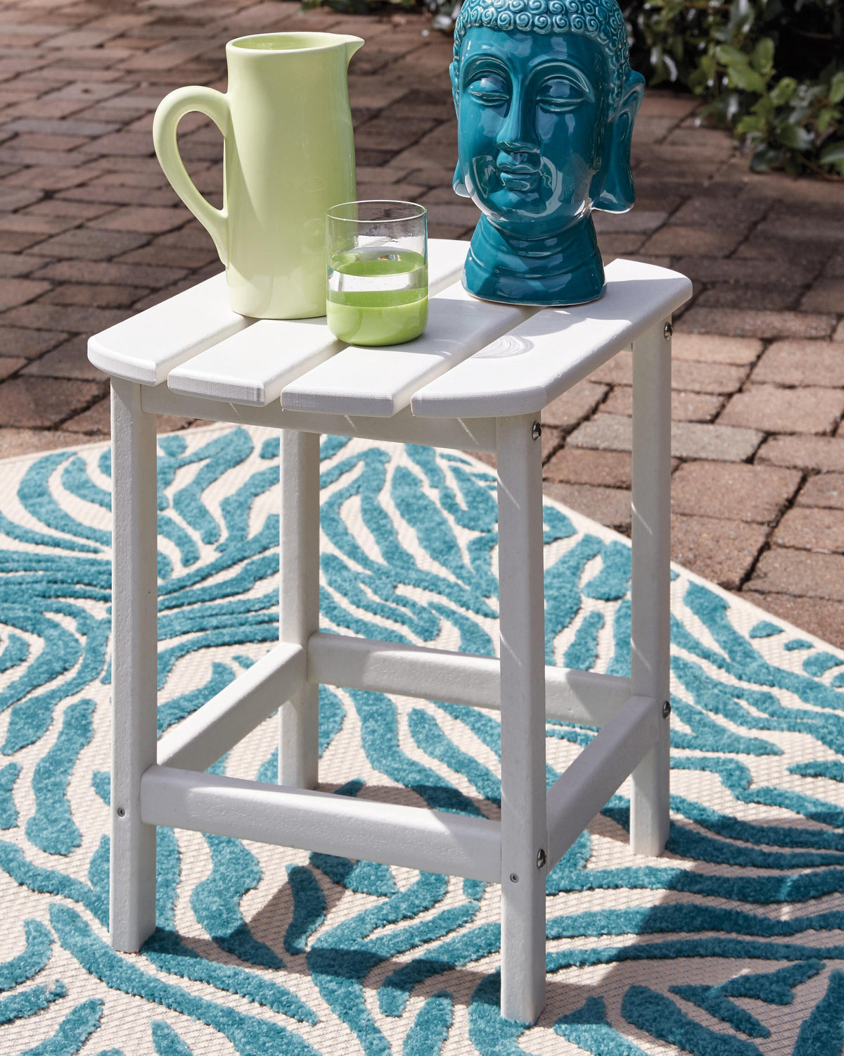 Byron End Table in White