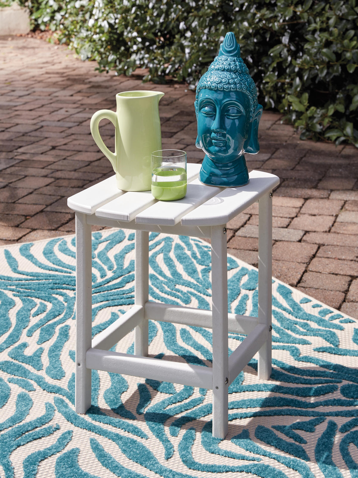 Byron End Table in White