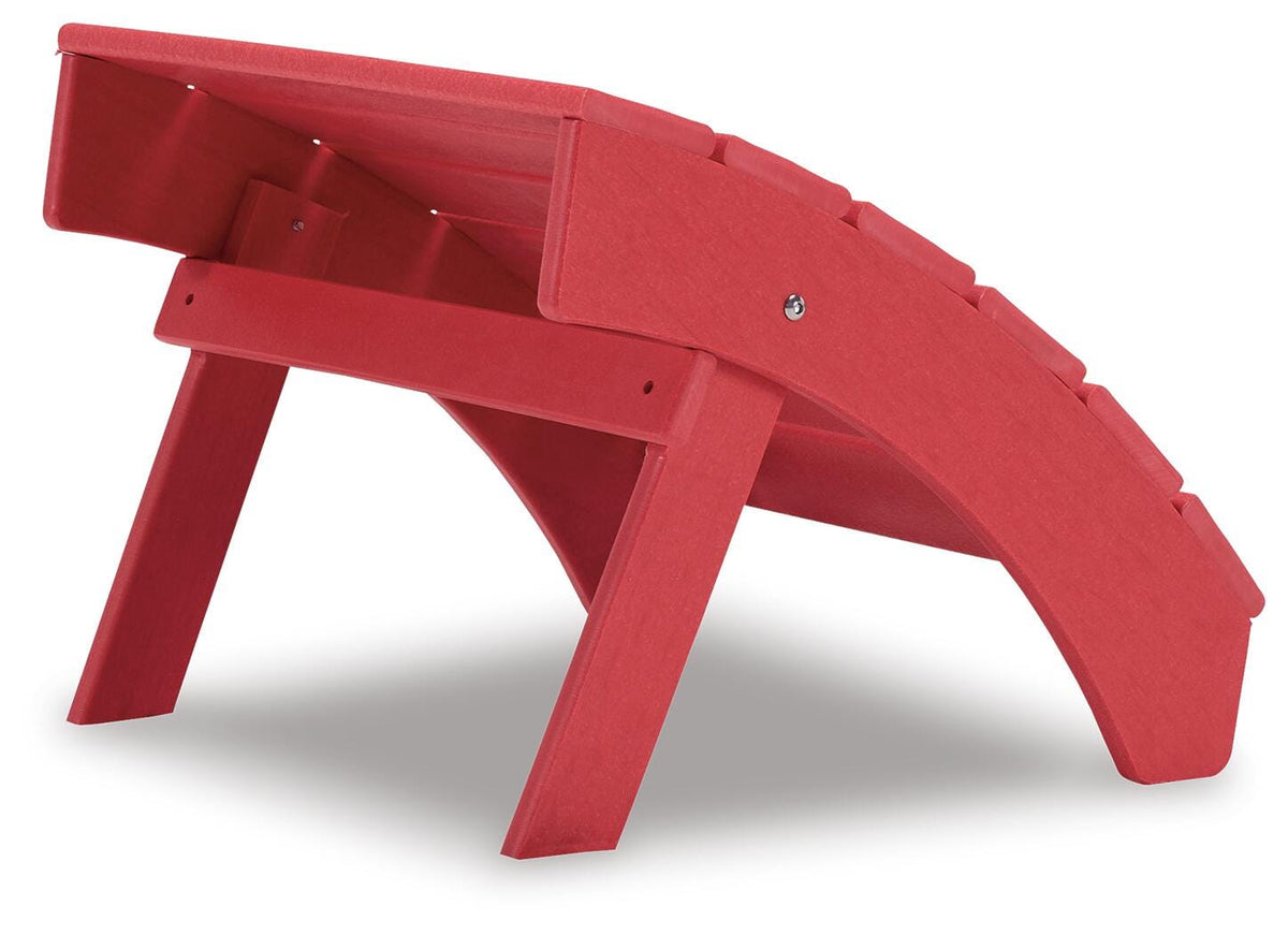 Byron Ottoman in Red