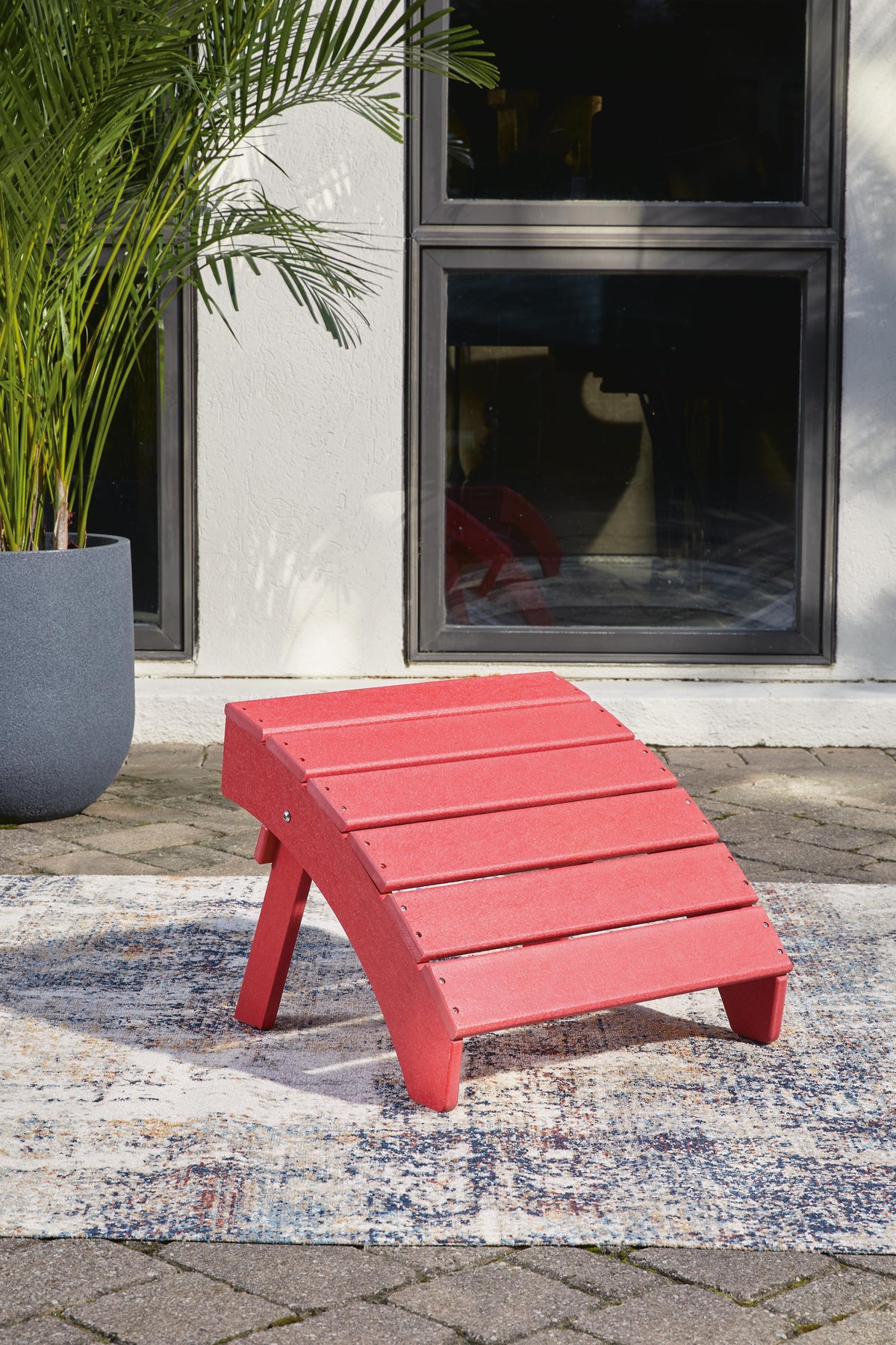 Byron Ottoman in Red