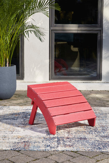 Byron Ottoman in Red