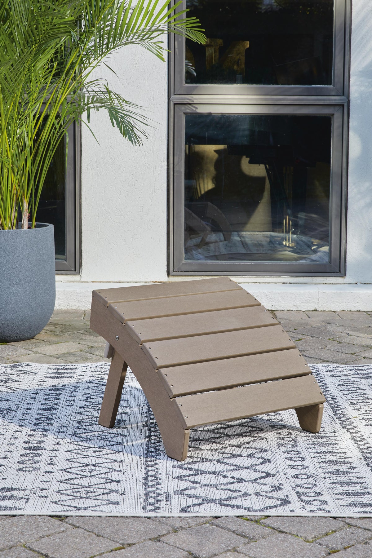 Byron Ottoman in Driftwood