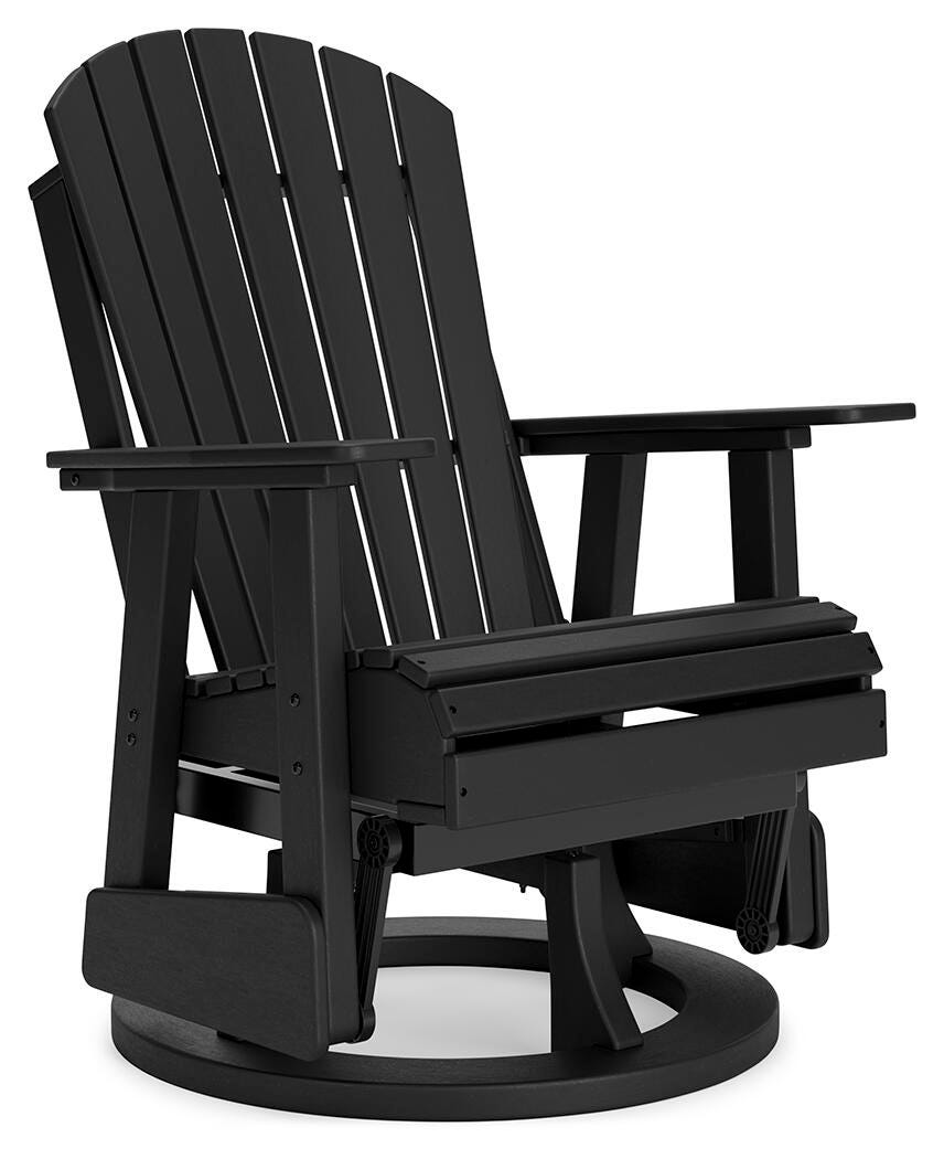 Kiama Park Outdoor Swivel Glider Chair in Black