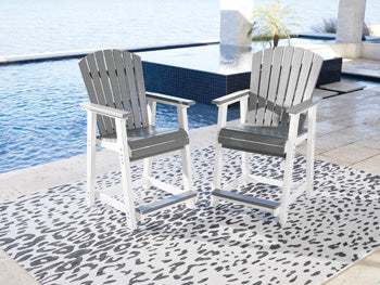 Currarong Outdoor Counter Height Bar Stool (Set of 2)