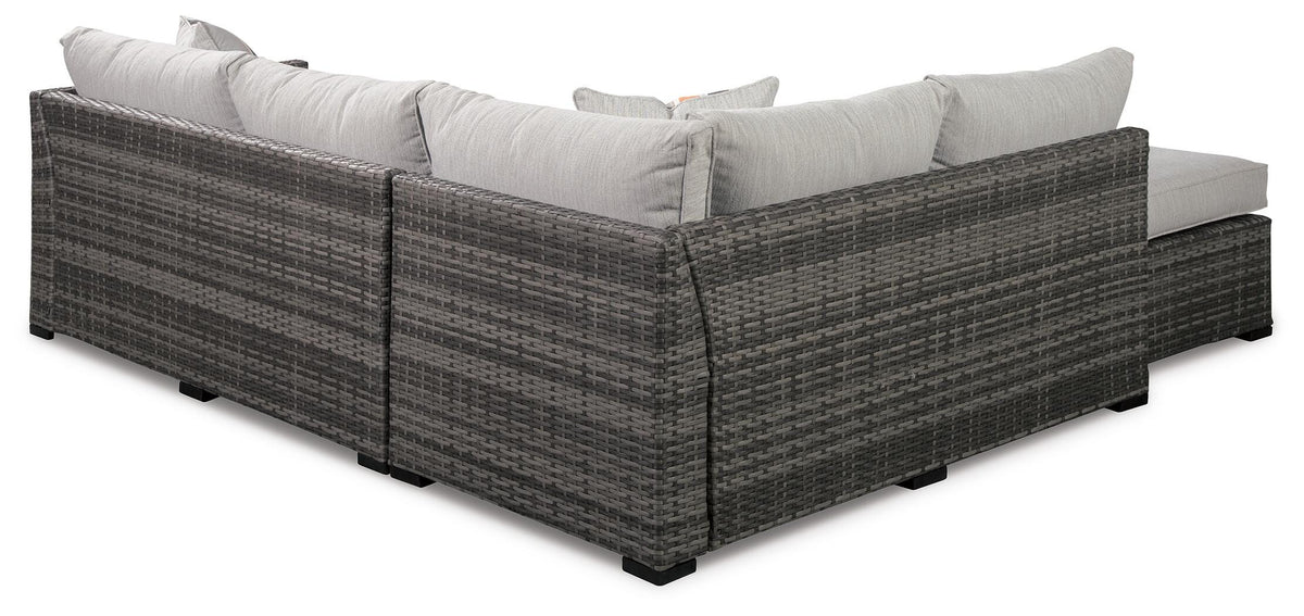 Vantage Cross 4-piece Outdoor Sectional Set
