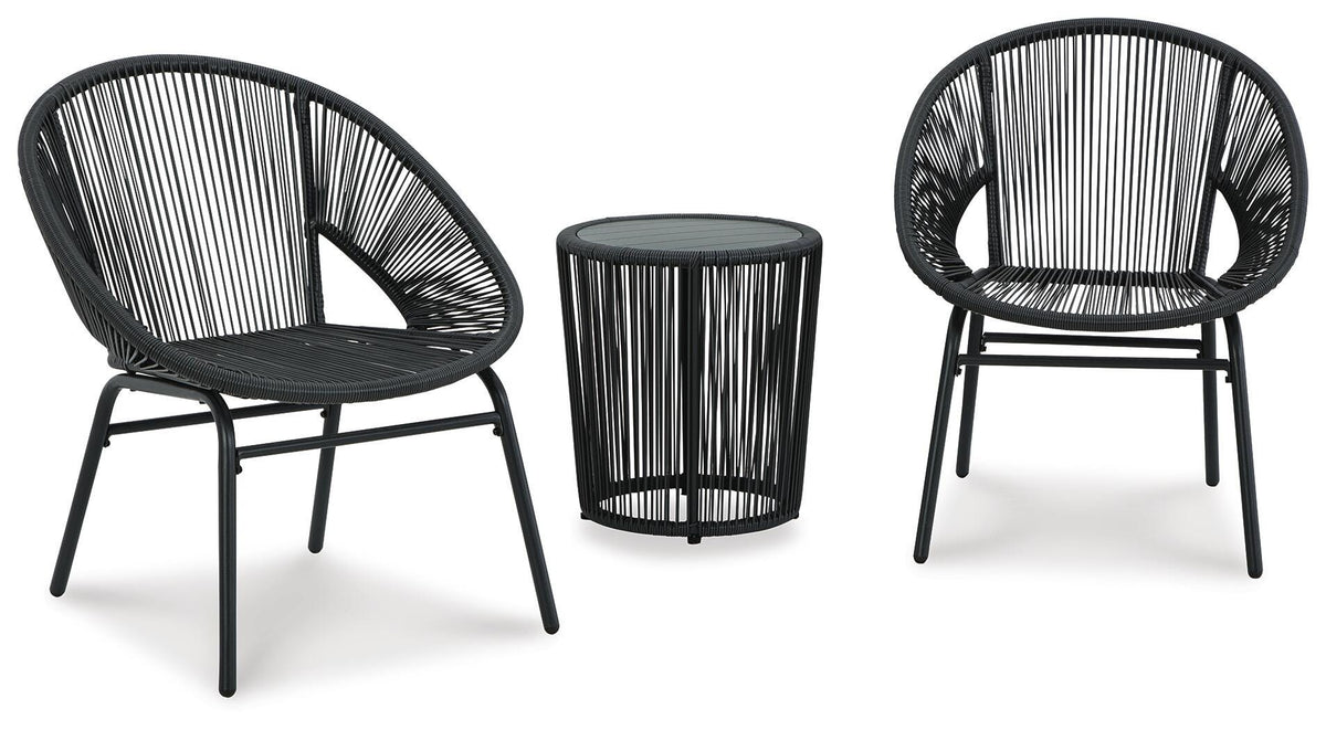 Ironvale Hill Outdoor Table and Chairs (Set of 3)