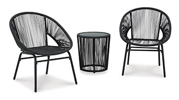 Ironvale Hill Outdoor Table and Chairs (Set of 3)