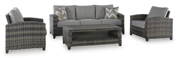 Corvo Bay Outdoor Sofa/Chairs/Table Set (Set of 4)
