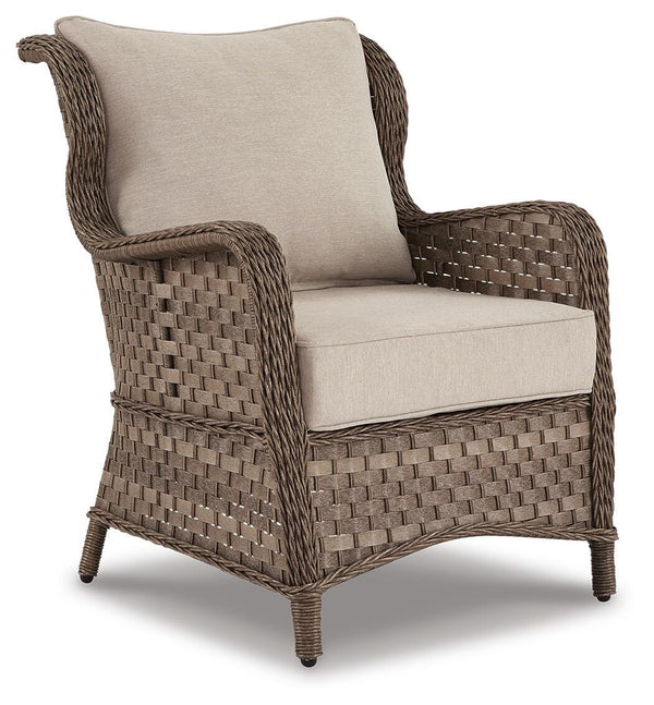 Clear Ridge Lounge Chair with Cushion (Set of 2)