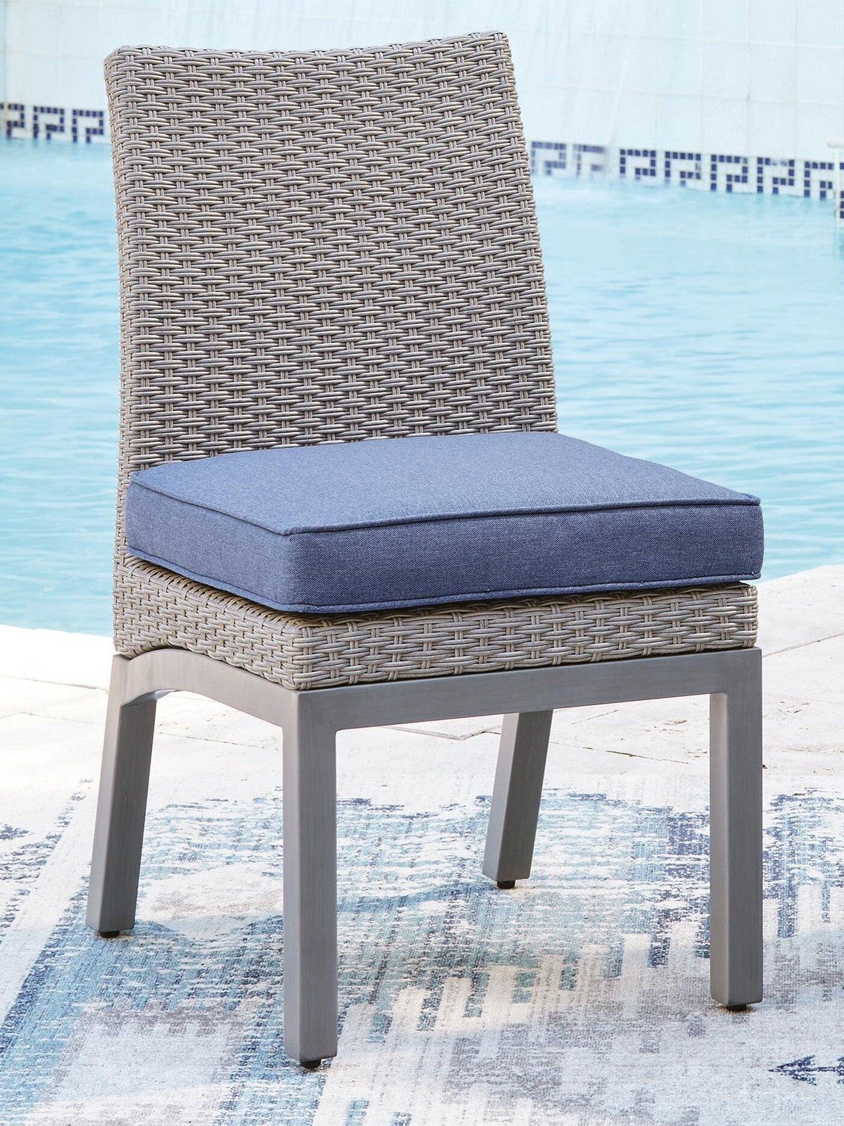 Kellan Bay Outdoor Side Chair with Cushion (Set of 2)