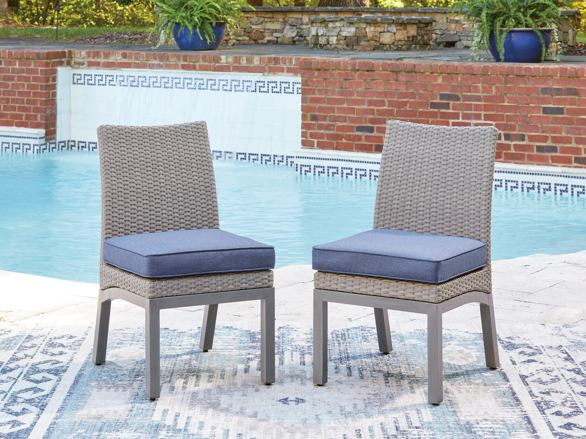 Kellan Bay Outdoor Side Chair with Cushion (Set of 2)