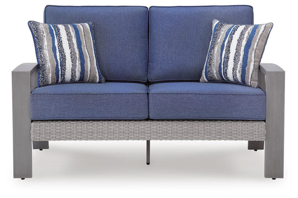 Half Moon Beach Outdoor Loveseat with Cushion
