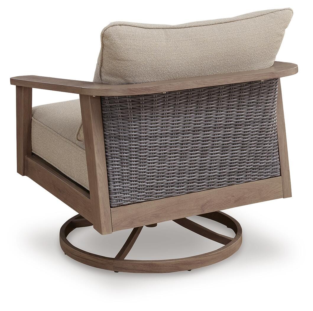 Iluka Outdoor Swivel Lounge with Cushion