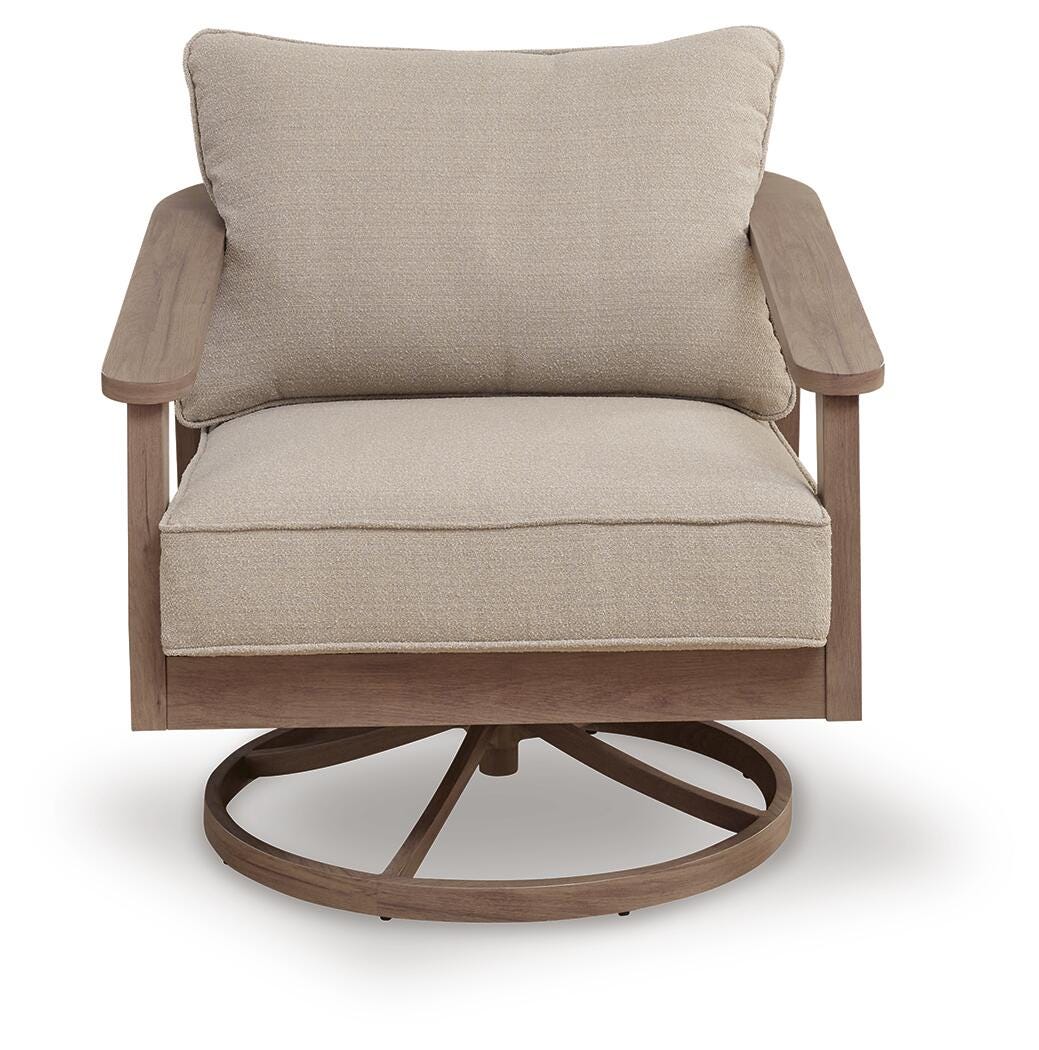 Iluka Outdoor Swivel Lounge with Cushion