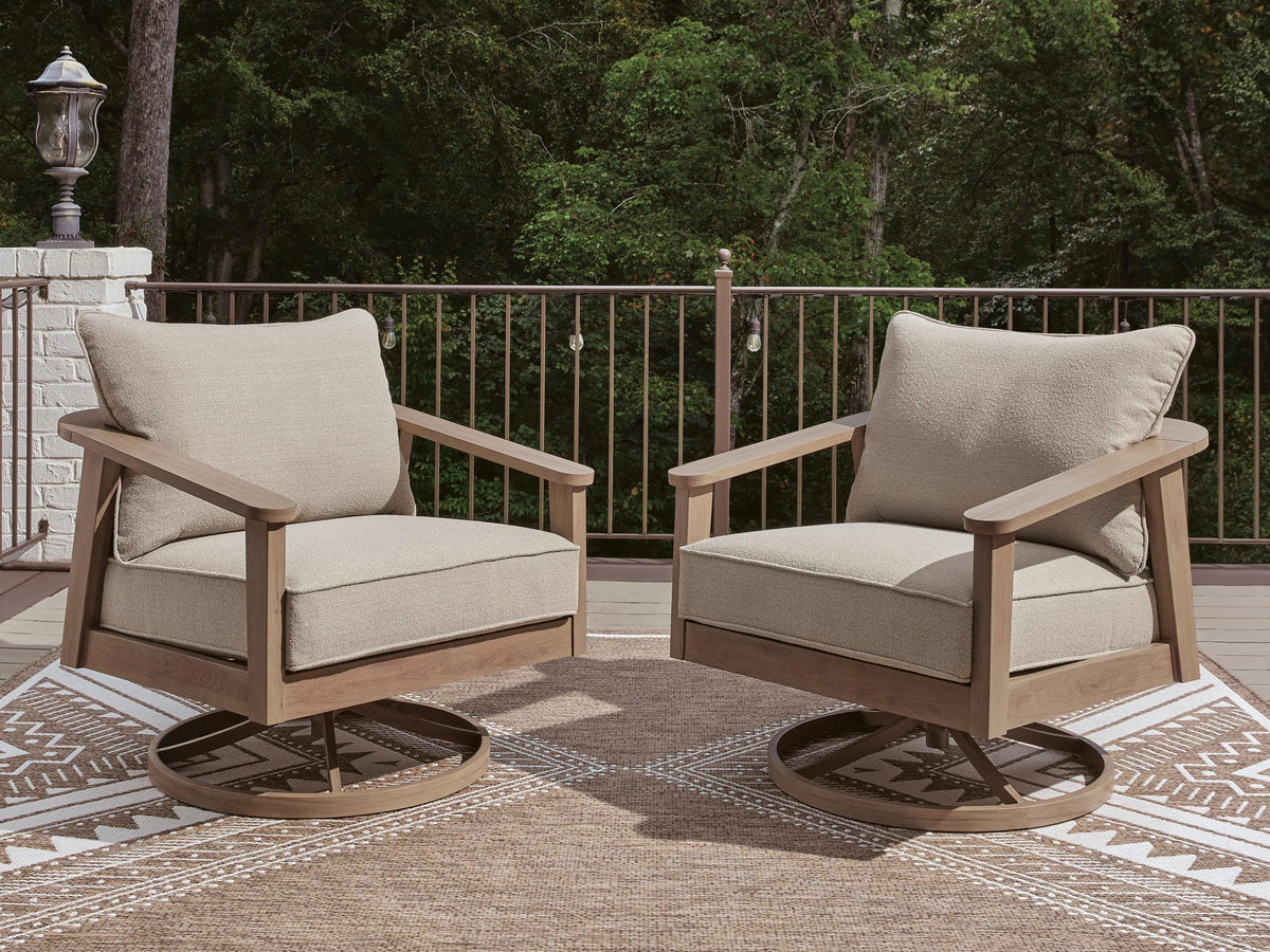 Currarong Vale Outdoor Swivel Lounge with Cushion