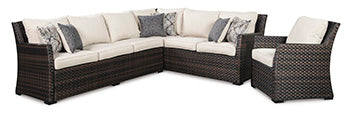 Bermagui Park 3-Piece Sofa Sectional/Chair with Cushion