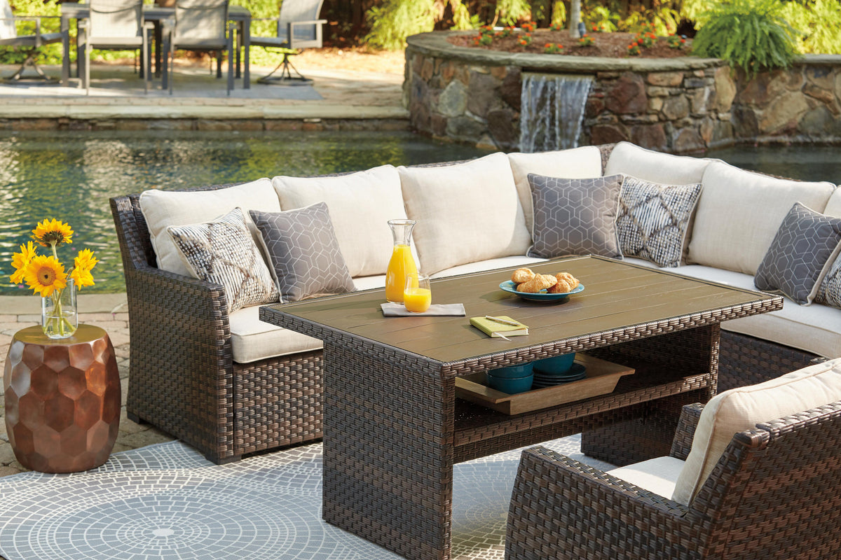 Bermagui Park 3-Piece Sofa Sectional/Chair with Cushion