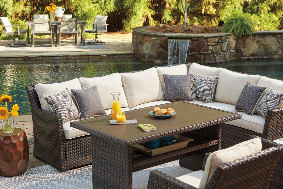 Bermagui Park 3-Piece Sofa Sectional/Chair with Cushion