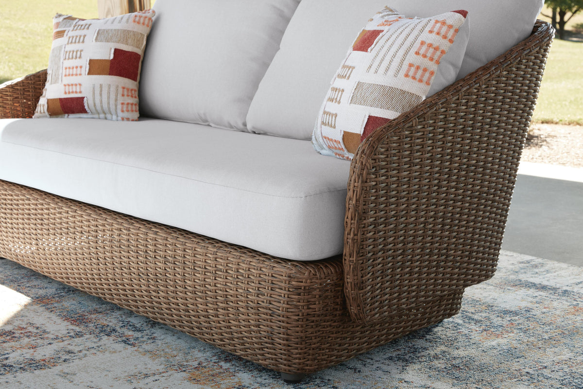 Millie Park Outdoor Loveseat/2 Swivel Chairs (Set of 3)