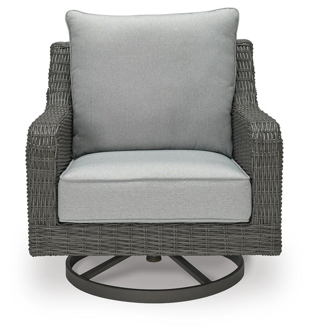 Axis Outdoor Swivel Lounge with Cushion