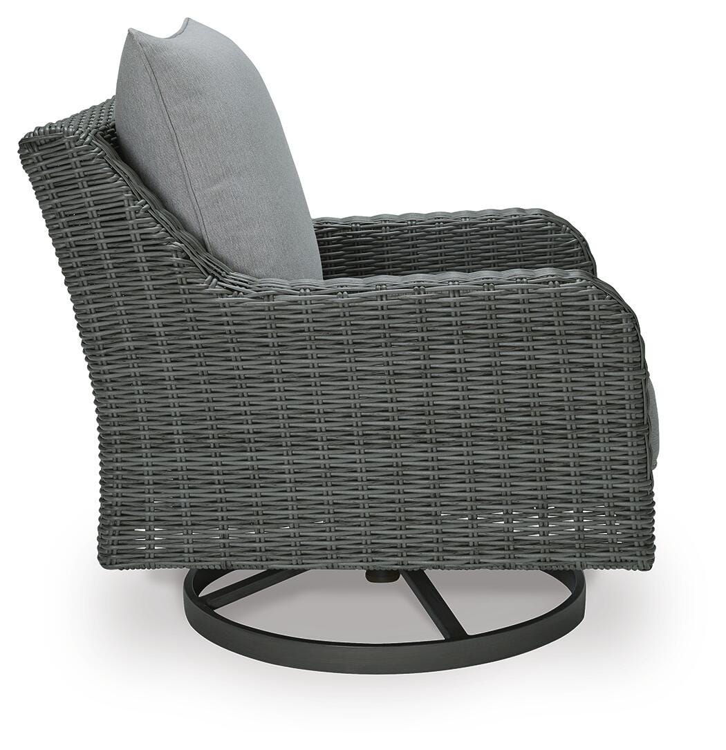 Axis Outdoor Swivel Lounge with Cushion