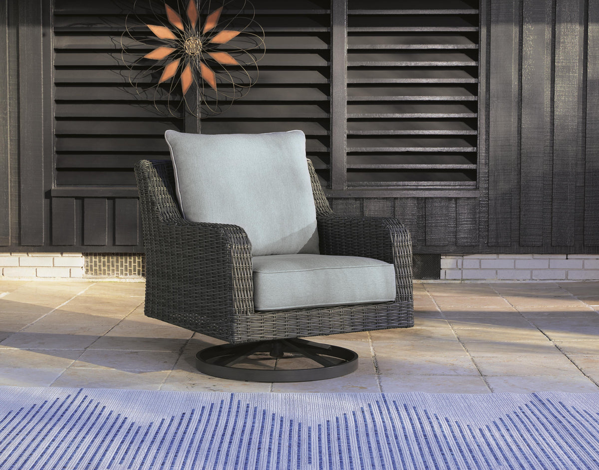 Axis Outdoor Swivel Lounge with Cushion