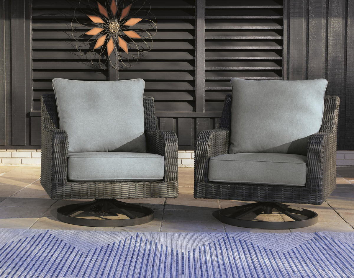 Axis Outdoor Swivel Lounge with Cushion