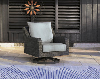 Axis Outdoor Swivel Lounge with Cushion