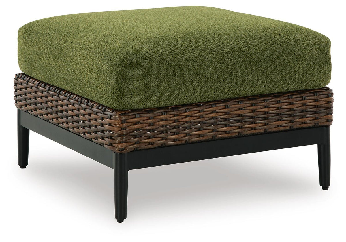 Ashdown Outdoor Sofa with 2 Lounge Chairs and 2 Ottomans