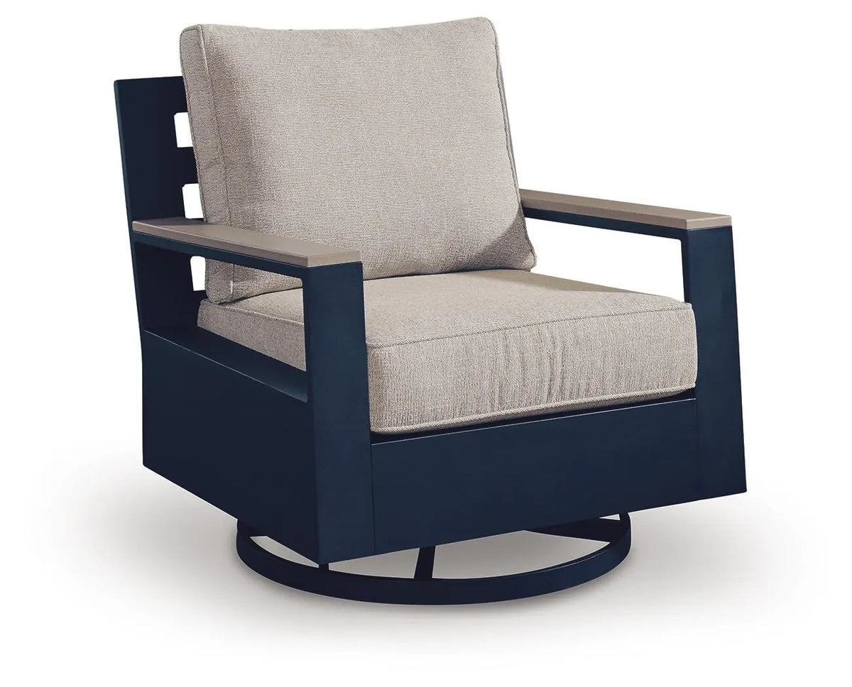 Jervis Bay Outdoor Swivel Glider Chair with Cushion