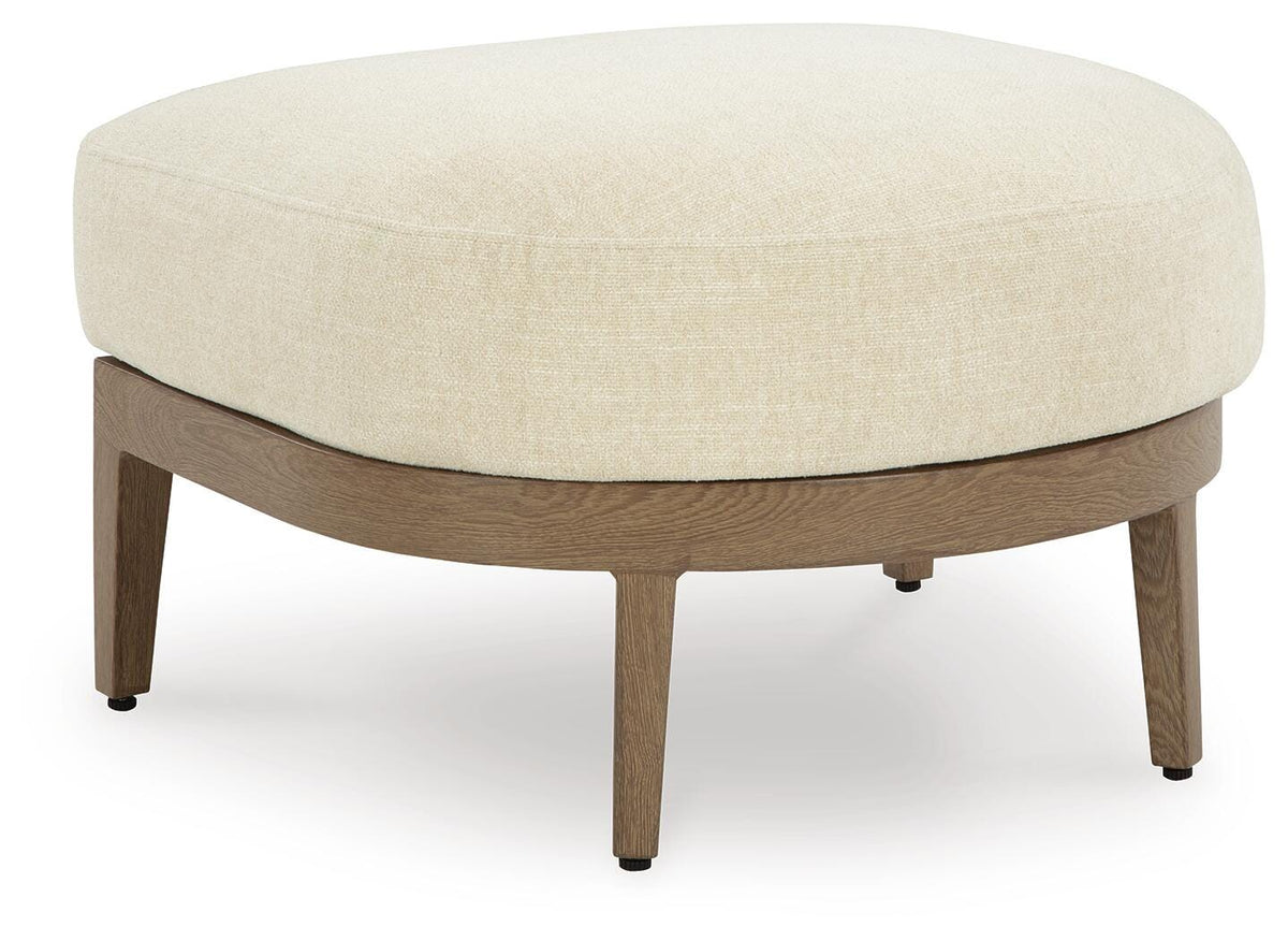 Pemberton Outdoor Ottoman with Cushion