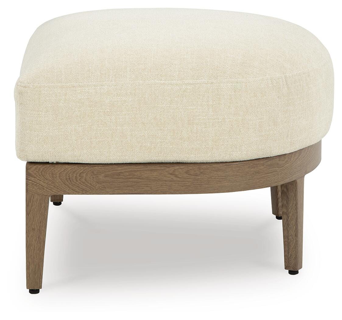 Pemberton Outdoor Ottoman with Cushion