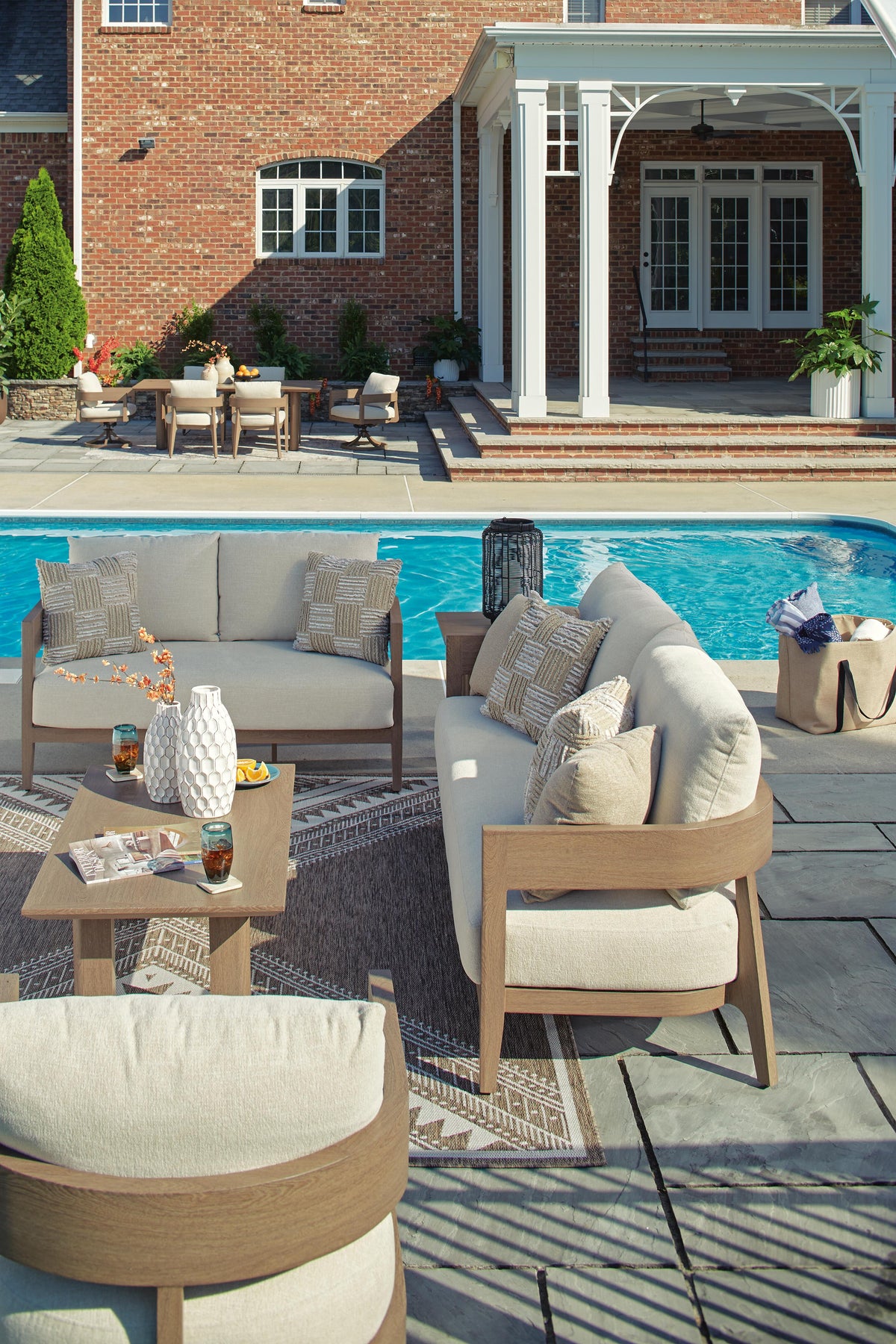 Pemberton Outdoor Sofa with Cushion