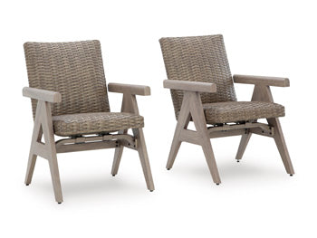 Harlow Bay Outdoor Rocking Arm Chair (Set of 2)