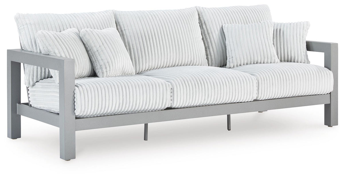 Amoretta Outdoor Sofa with 2 Lounge Chairs and Coffee Table