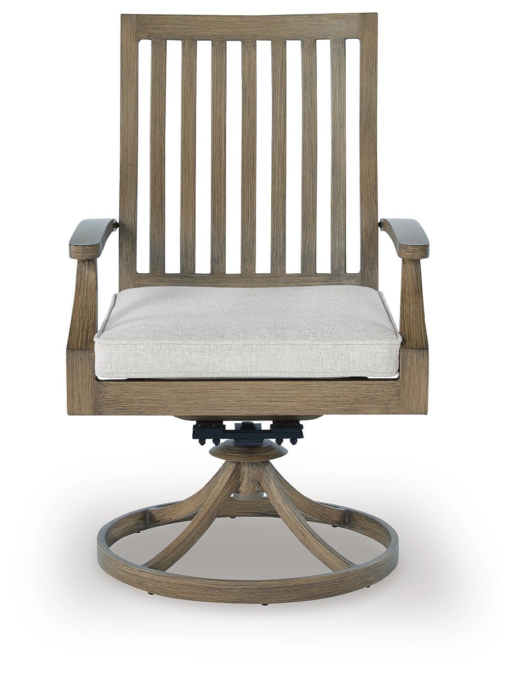 Sadie Outdoor Swivel Chair with Cushion (Set of 2)